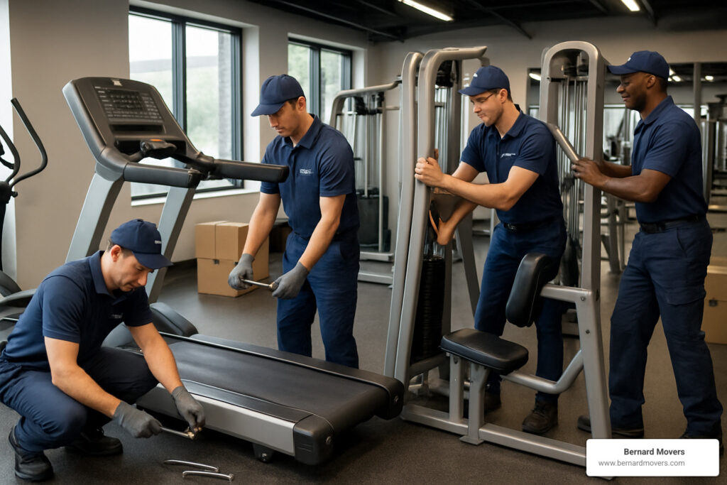 commercial exercise equipment movers