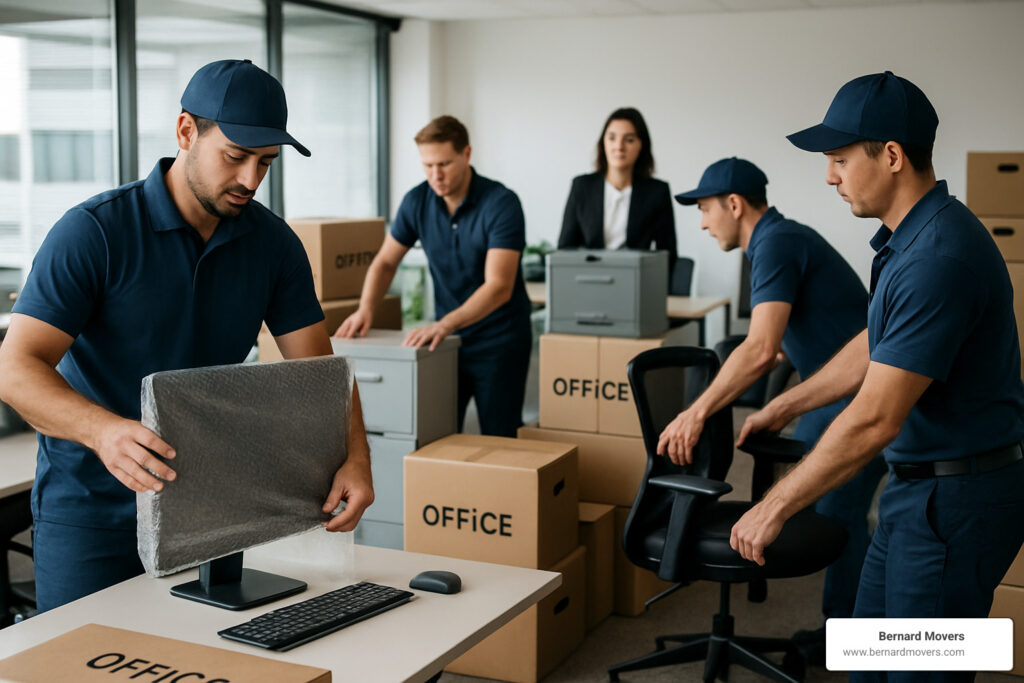 moving office equipment