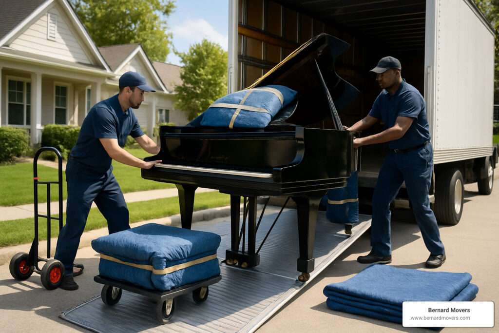 best way to move a piano long distance