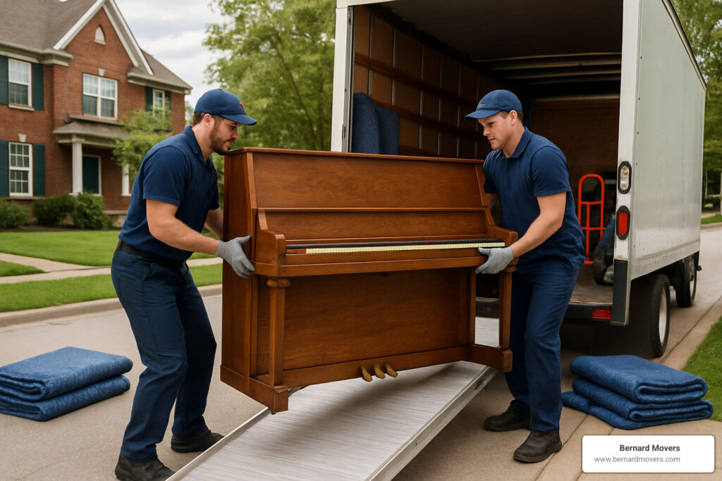 piano moving company price
