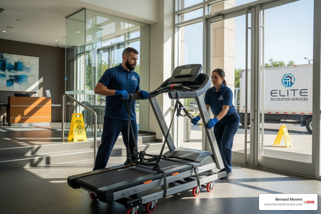 Exercise equipment movers