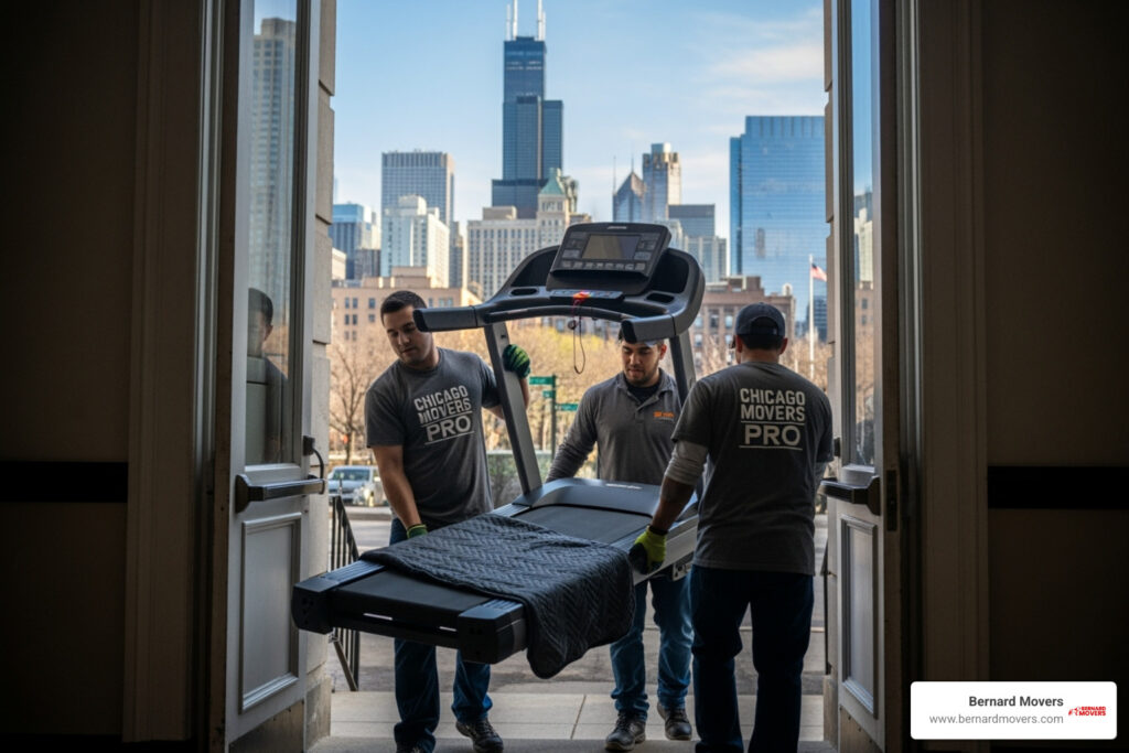 Fitness equipment movers Chicago