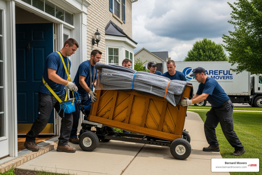 cheapest way to move a piano
