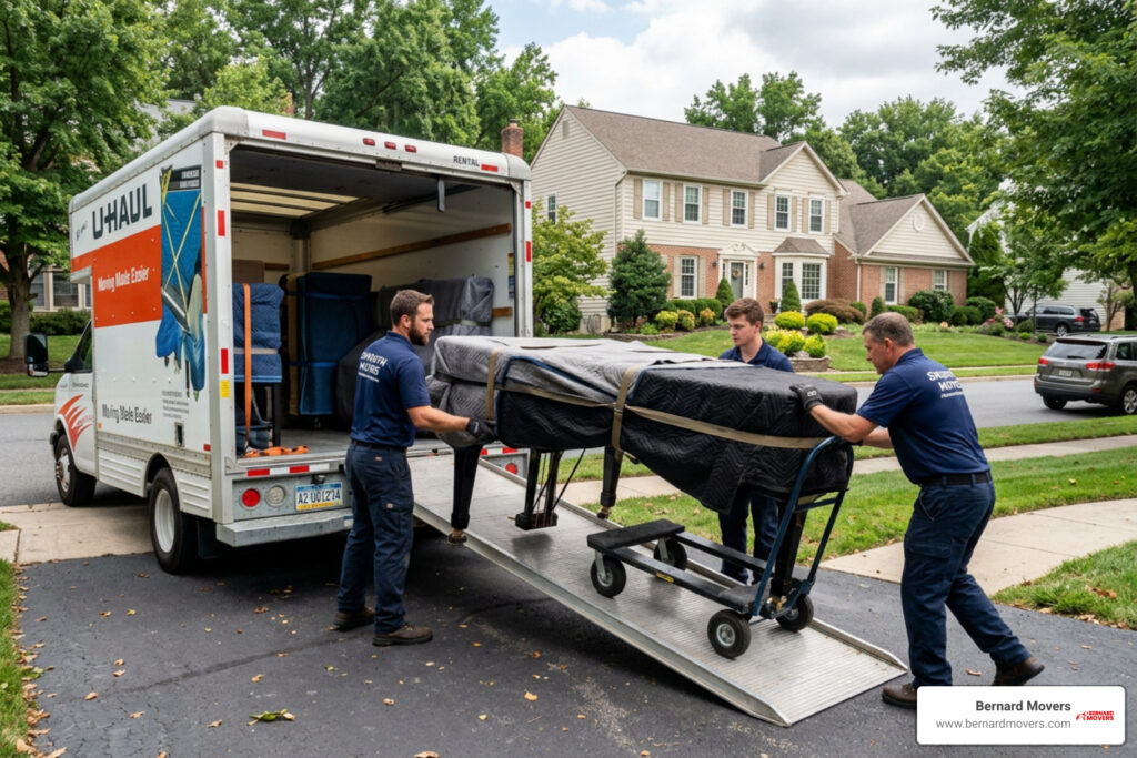 how to move a piano in a u-haul