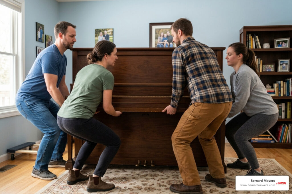 lift a piano